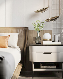 家居客厅卧装修柜子现代简约设计