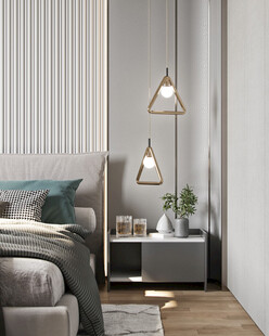 家居客厅卧装修柜子现代简约设计