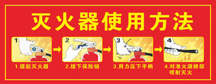 灭火器使用方法