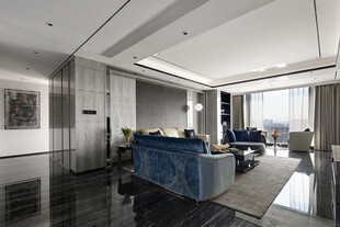 家居客厅卧装修卧室现代简约设计