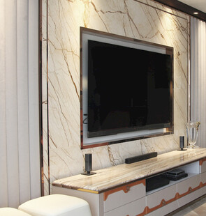 客厅卧室装修极简现代简约中古风