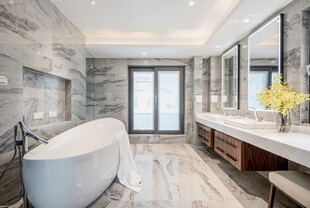 卫生间浴缸厕所干湿分离洗澡