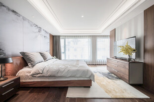 家居客厅卧装修卧室现代简约设计