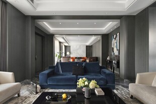 家居客厅卧装修卧室现代简约设计