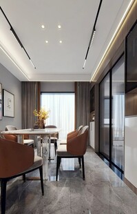 吊顶天花无主灯客厅卧室现代简约