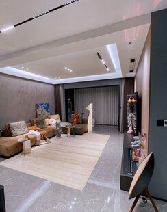 吊顶天花无主灯客厅卧室现代简约