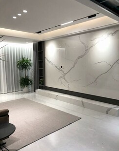 吊顶天花无主灯客厅装修现代简约