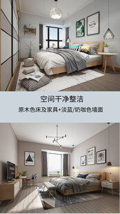 装修乳胶漆北欧家具墙面软装搭配