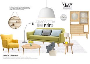 装修乳胶漆北欧家具墙面软装搭配