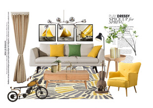 装修乳胶漆北欧家具墙面软装搭配