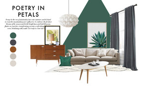 装修乳胶漆北欧家具墙面软装搭配