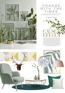 装修乳胶漆北欧家具墙面软装搭配