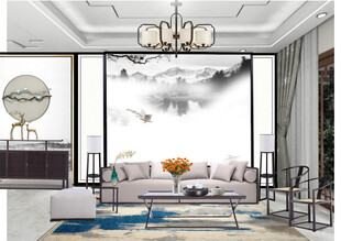 装修乳胶漆北欧家具墙面软装搭配