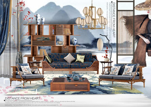 装修乳胶漆北欧家具墙面软装搭配