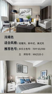 装修乳胶漆北欧家具墙面软装搭配