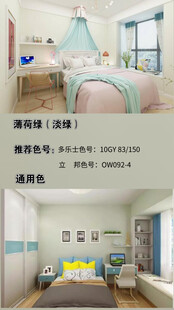 装修乳胶漆北欧家具墙面软装搭配