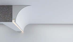 方正尖锐梁变成优美曲线家居装修