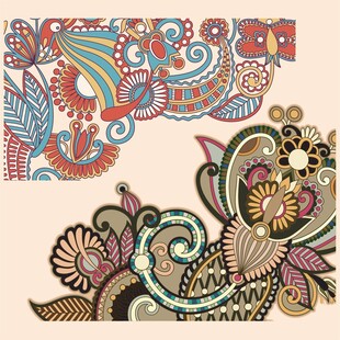 欧式花纹 装饰花纹 背景  底