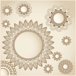 欧式花纹 装饰花纹 背景  底