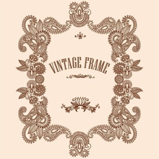 欧式花纹 装饰花纹 背景  底