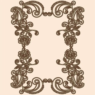 欧式花纹 装饰花纹 背景  底