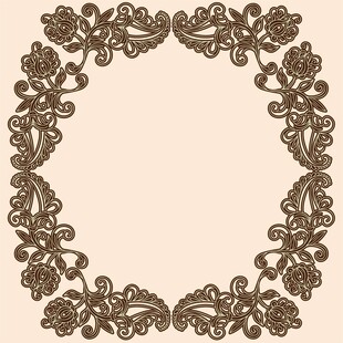 欧式花纹 装饰花纹 背景  底