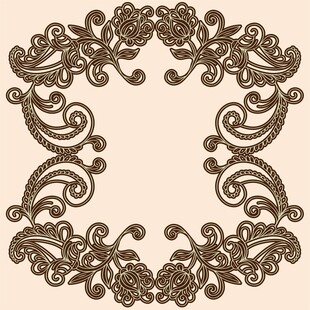 欧式花纹 装饰花纹 背景  底