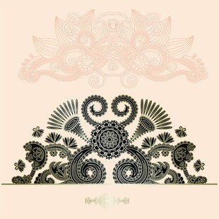 欧式花纹 装饰花纹 