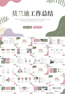 莫兰迪工作总结ppt