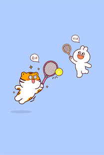 虎萌萌快乐兔网球