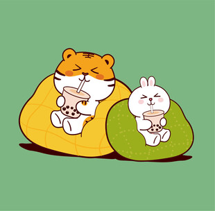 虎萌萌兔子沙发