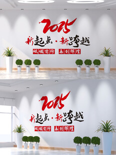 新起点 新跨越2025年文化墙