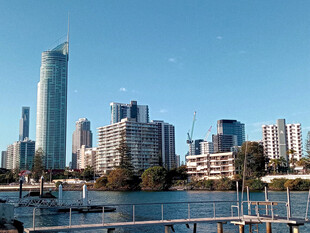 黄金海岸城市风景