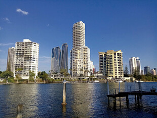 澳大利亚黄金海岸城市风景