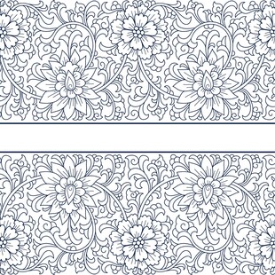   装饰花纹 欧式花纹  背景