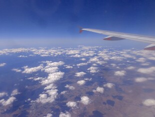 客机上俯拍澳洲风景