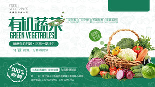 蔬菜展板背景