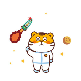 虎萌萌卡通航空系列