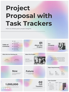个人简介作品集PPT图片