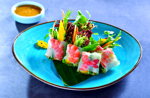 越南鲜虾米纸卷