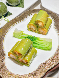 艾汁脆皮鲜虾肠