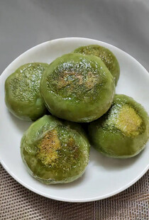 香煎艾糍粑粑