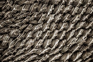 牛皮纸箱瓦楞纸高清素材图