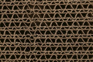 牛皮纸箱瓦楞纸高清素材图