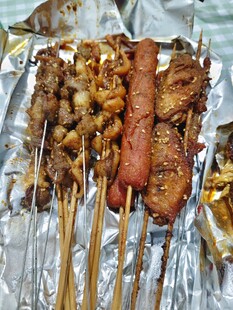 多样烧烤串