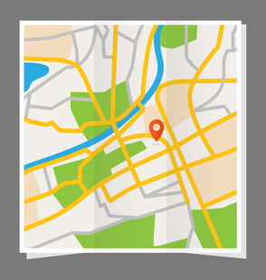 城市地图定位标记