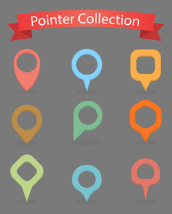 多彩指针图标集合