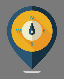 指针式地图定位图标