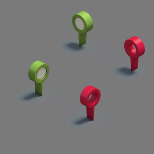 多彩立体小物件