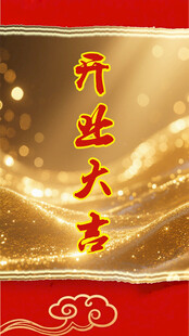 开业大吉喜庆背景图